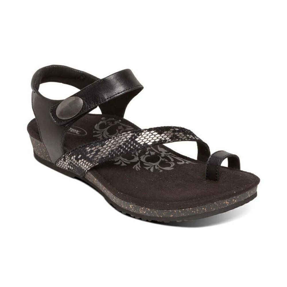 Aetrex Georgia Toe Loop Sandal 7.5